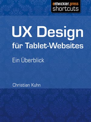 cover image of UX Design für Tablet-Websites